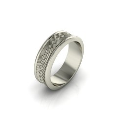 Verigheta dama/barbat din aur alb - 62