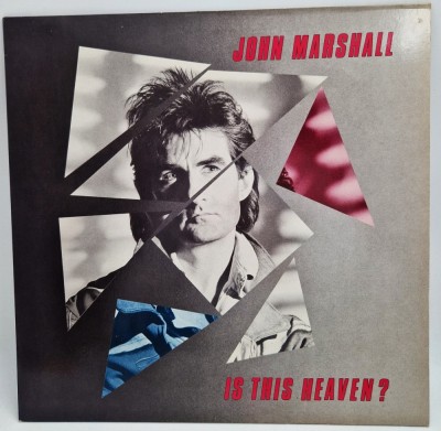 John Marshall &amp;lrm;&amp;ndash; Is This Heaven? NM / VG+ vinil Lp disc muzica pop rock synth pop Bellaphon Germania 1987 foto