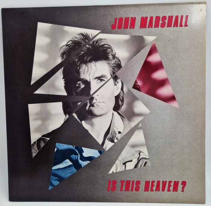 John Marshall &lrm;&ndash; Is This Heaven? NM / VG+ vinil Lp disc muzica pop rock synth pop Bellaphon Germania 1987
