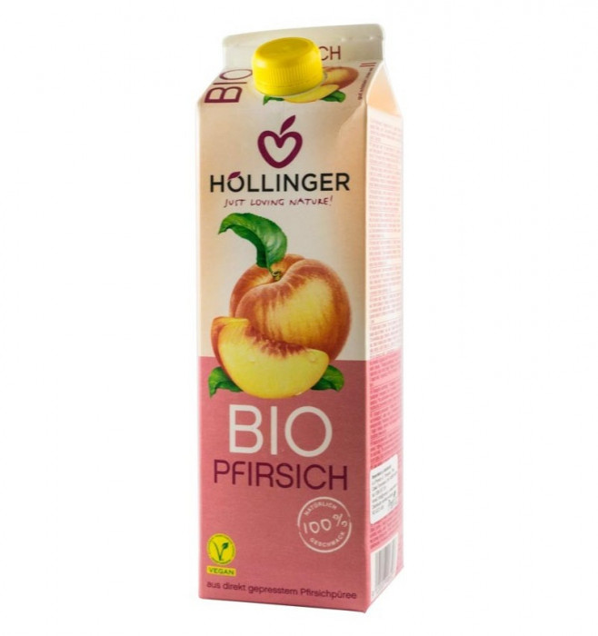 Nectar bio din piersici, 1000ml Hollinger