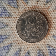 10 FRANCS 1986 . Franta.