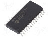 Circuit integrat, microcontroler PIC, 8B, QFN28, interfata I2C, IrDA, LIN, SPI, UART, USART, MICROCHIP TECHNOLOGY - PIC24FJ128GL302-I/SO