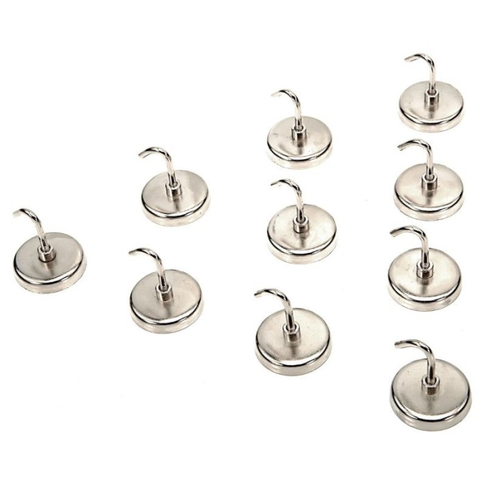 Set de 10 carlige magnetice