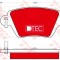 Set placute frana,frana disc FORD MONDEO III Combi (BWY) (2000 - 2007) TRW GDB1525DTE