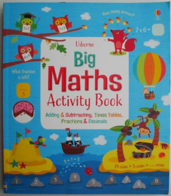 Usborne Big Maths Activity Book &amp;ndash; Rosie Hore (Illustrated by Luana Rinaldo) foto
