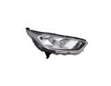Far FORD TRANSIT/TOURNEO CONNECT, 10.2018-06.2022, partea dreapta, TYC, cu daytime running light; H15+H7+PWY24W+W5W; electrical; silver; cu motor; ha