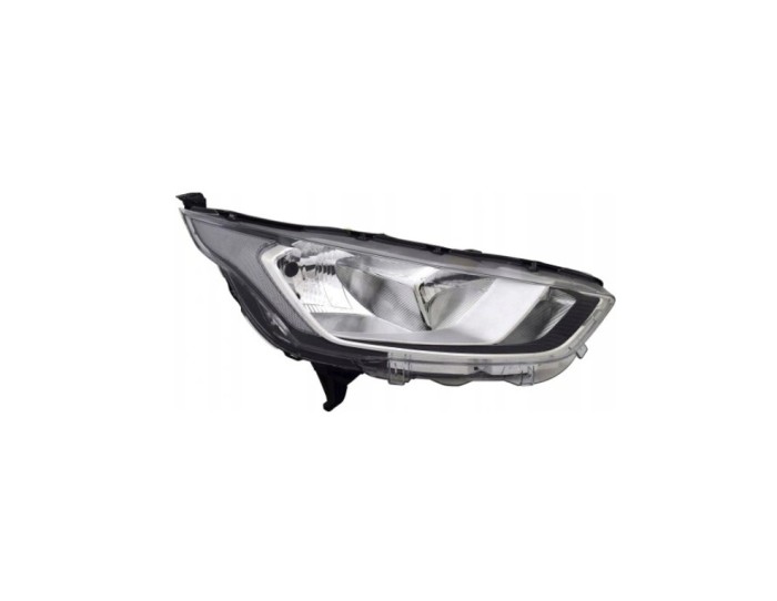 Far FORD TRANSIT/TOURNEO CONNECT, 10.2018-06.2022, partea dreapta, TYC, cu daytime running light; H15+H7+PWY24W+W5W; electrical; silver; cu motor; ha