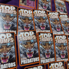 30 Cartonase Predators Top Trumps,FAUNA SALBATICA IN PERICOL! PRĂDĂTORIColectie