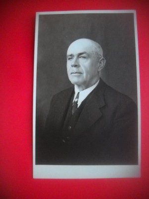 HOPCT 383 G BARBAT CU CRAVATA -FAMILIE--FOTOGRAFIE VECHE TIP CP foto