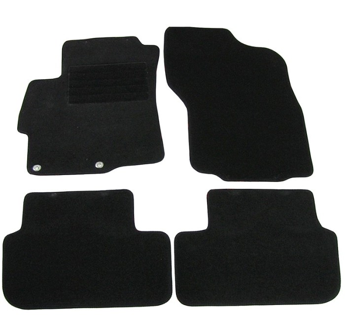 Covorase mocheta Mitsubishi Lancer 2008-&amp;gt; Negru, set de 4 bucati