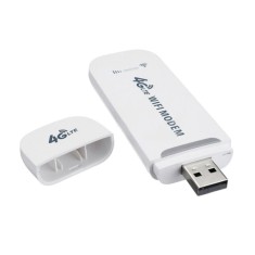 Router Wireless pentru cartela SIM, Modem USB, Alb Mat, Portabil, Conexiune Multipla, 150 MB