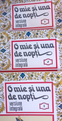 O MIE SI UNA DE NOPTI EDITIE INTEGRALA 3 VOLUME foto