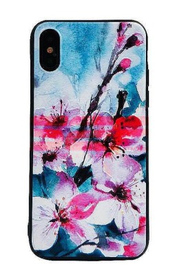 Toc TPU+PC UV Print 3D Apple iPhone SE 2020 Flowers foto