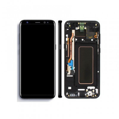 Display cu touchscreen cu rama Negru Samsung Galaxy S8+ G955 foto