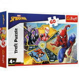 Cumpara ieftin Puzzle Trefl 60 Spiderman Panza de Paianjen