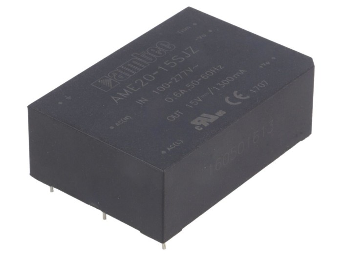 Convertor AC/DC 20W 15VDC