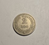 Moneda 2 Lei 1924 Bruxelles - Moneda Veche Romaneasca