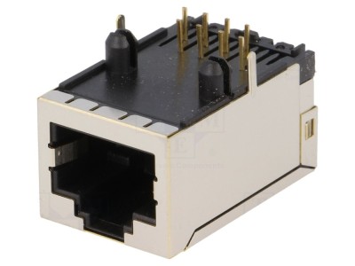 Soclu RJ45 Ecranat cu Transformator THT foto