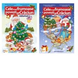 Pachet Cele mai frumoase povesti de Craciun (2 volume) - Valentina Stefan-Caradeanu, Corina Ionica Gheorghiu, Capatina Steluta, Lidia Apostol