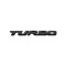 Ornament metalic &quot;TURBO&quot; 13cmx1.8cm Cod: JS-13 Automotive TrustedCars