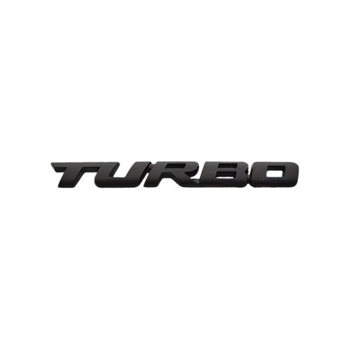 Ornament metalic &quot;TURBO&quot; 13cmx1.8cm Cod: JS-13 Automotive TrustedCars