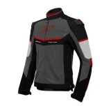 Cumpara ieftin Geaca (jacheta) barbati Racing vara Seventy model SD-JR60 Thunder culoare: gri/rosu, XXXL