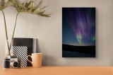Tablou Canvas, "Aurore boreale dansand pe cer", Aurora, Lumină, Stele, Cer, Mister, Peisaj, Noapte, Fenomen, Colorat, Magical, 26 x 39 cm, CMCLASS