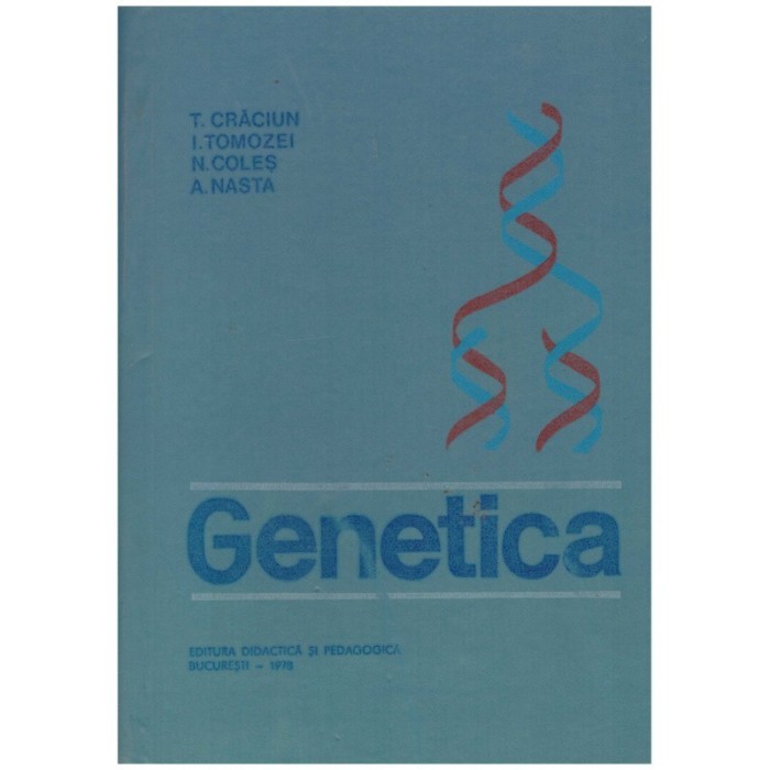 T. Craciun, I. Tomozei, N. Coles, A.Nasta - Genetica - 131381