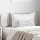 vidaXL Tăblie de pat, alb, 90 cm, lemn masiv de pin 844794