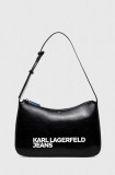 Cumpara ieftin Karl Lagerfeld Jeans poseta culoarea negru