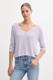 Pepe Jeans pulover culoarea violet, light, PL702309
