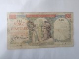 Indochina Franceza 20 Piastres 1949 Rara