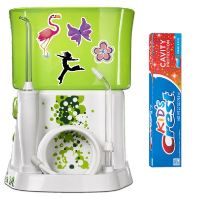 Dus Bucal pentru Copii, Waterpik WP-260, Ortodontic + Gel Albire Dinti foto