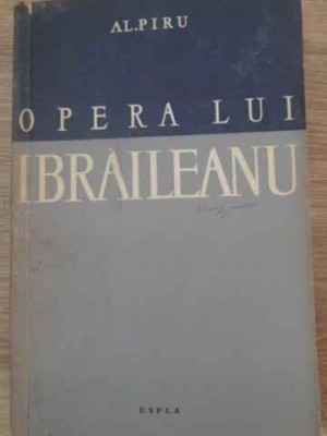 OPERA LUI IBRAILEANU-ALEXANDRU PIRU foto