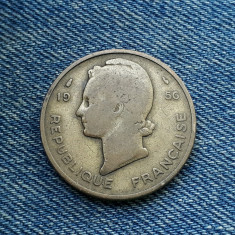 2p - 25 Francs 1956 Africa Occidentala Franceza / an unic