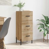 vidaXL Bufet stejar artizanal 34 x 34.5 x 90 cm Lemn compozit 881568