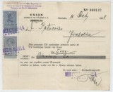 Romania, Fabrica de apalarii Union, Confirmare, Jimbolia, 1938