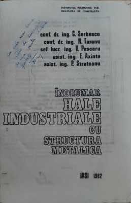 Indrumar Hale Industriale Cu Structura Metalica - Colectiv ,558031 foto