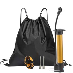 Set accesorii pentru mingea de fotbal, pompa de aer, geanta de plasa, 2 ace, geanta de transport foto