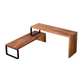 Rafturi de bucatarie din lemn de acacia Wenko Black Outdoor Kitchen 55097100