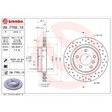 Set discuri frana Bmw 3 (E46), 3 Compact (E46), 3 Convertible (E46), 3 Coupe (E46), 3 Touring (E46), 318 i, 320 d, 320 i, 323 i, 325 i, 328 i, 320 td, BREMBO