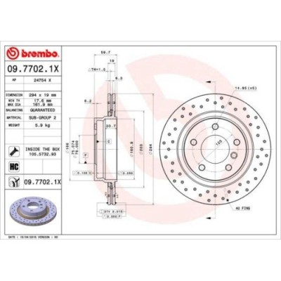 Set discuri frana Bmw 3 (E46), 3 Compact (E46), 3 Convertible (E46), 3 Coupe (E46), 3 Touring (E46), 318 i, 320 d, 320 i, 323 i, 325 i, 328 i, 320 td foto