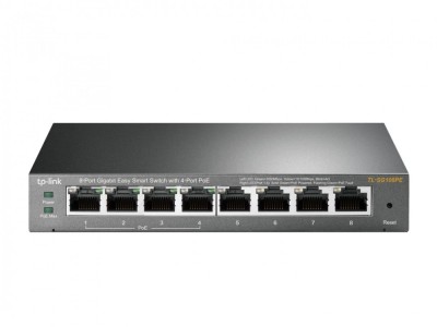 Switch TP-LINK TL-SG108PE, 8 port, 10/100/1000 Mbps foto