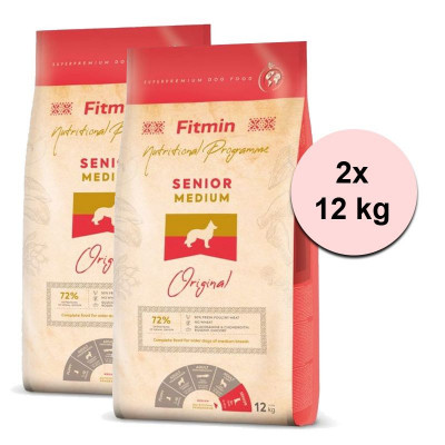 Fitmin MEDIUM Senior 2 x 12 kg foto