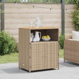 vidaXL Dulap cu raft Bej 70 x 50 x 87 cm Poliester și Rattan Roly 42026914