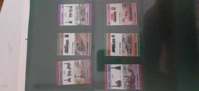 Tuvalu-Niutao-Transport,locomotive ,trenuri- serie completa -nestampilate MNH (T4) foto