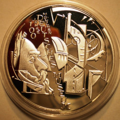 A.740 GERMANIA DEUTSCHES MUSEUM 10 EURO 2003 D PROOF ARGINT .925/18g foto