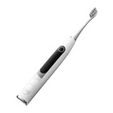 Cumpara ieftin Periuta de dinti electrica Oclean X10 Smart Electric Toothbrush, Grey, 40.000 RPM, autonomie 60 de zile