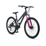 Bicicleta MTB Mosso Wildfire Lady, frane hidraulice, roata 27.5, cadru 16 din aluminiu, culoare gri roz