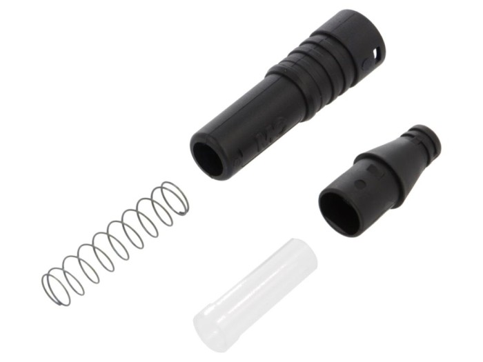 Conector carcasă neagră 52mm 32A
